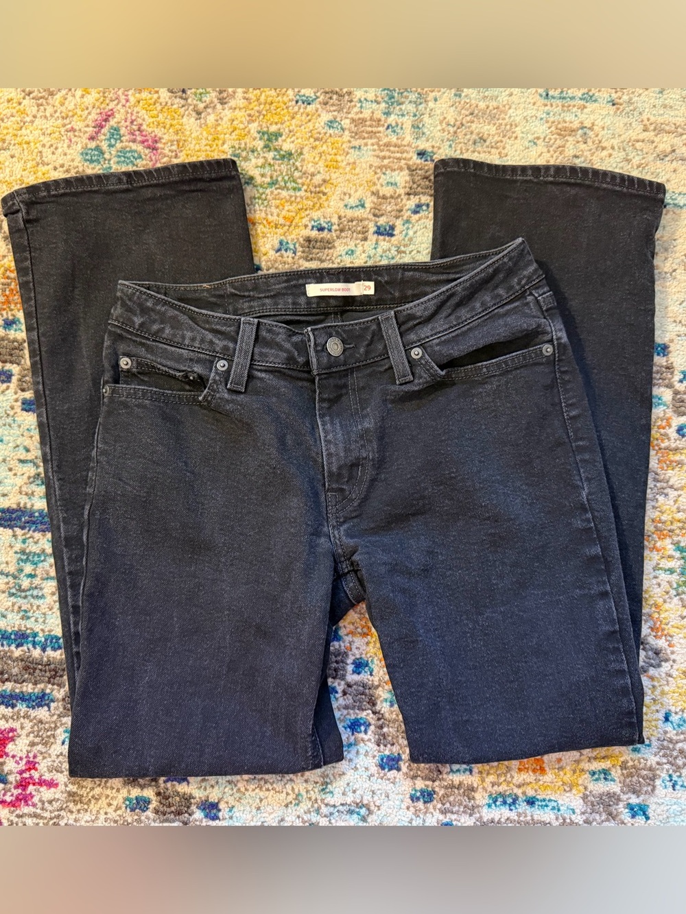 Levis low rise bootcut jeans